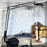 D35. Clamp-on work light. - $18